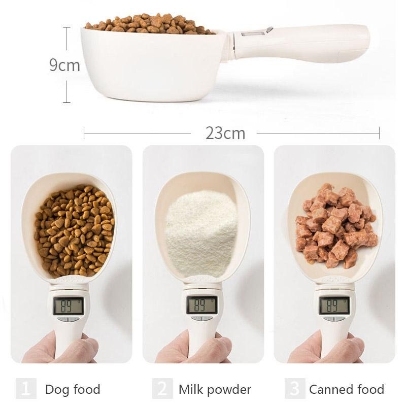 LED Display Pet Measuring Spoon Cup Of Pet Dog