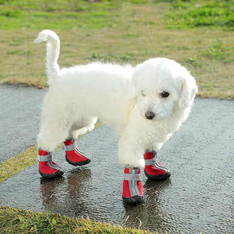 Breathable Pet Shoes Non-Slip Wear-Resistant Anti-Dirty Pet Dog Shoe Cover