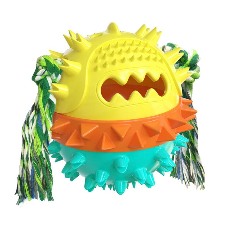Dog Toy Rubber Ball Chew Dispenser