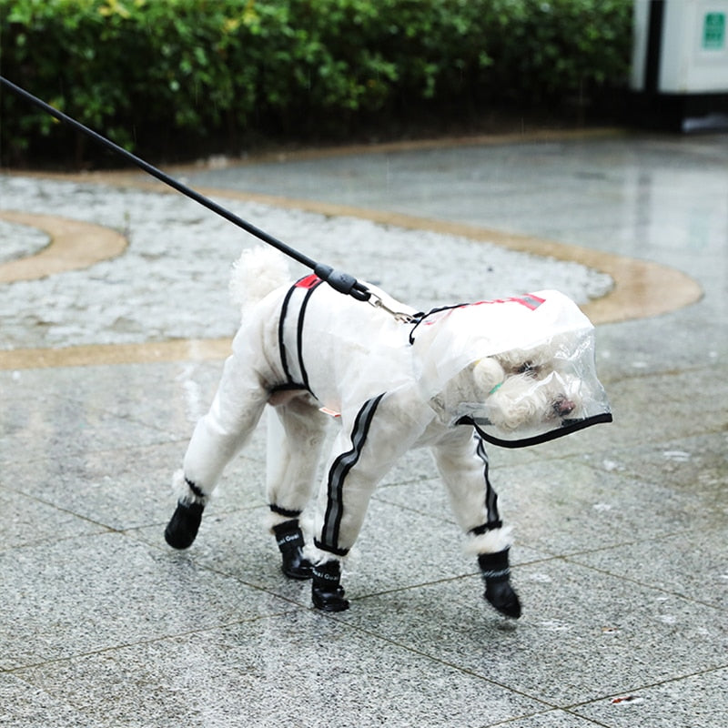 Transparent Raincoat Light Waterproof Coat Dog Raincoat