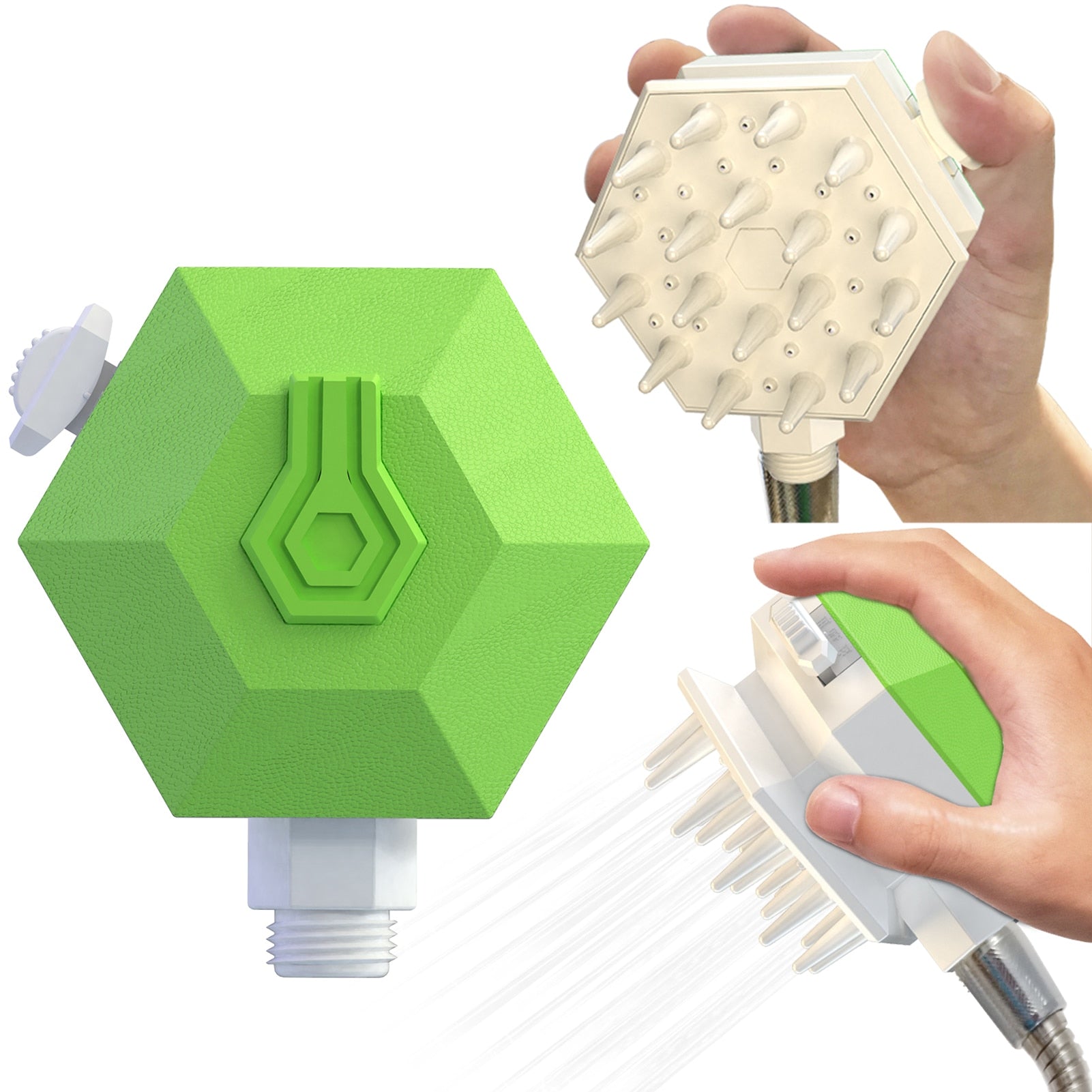 Pet Shower Nozzle Handheld Dog Grooming Comb Sprayer Brush
