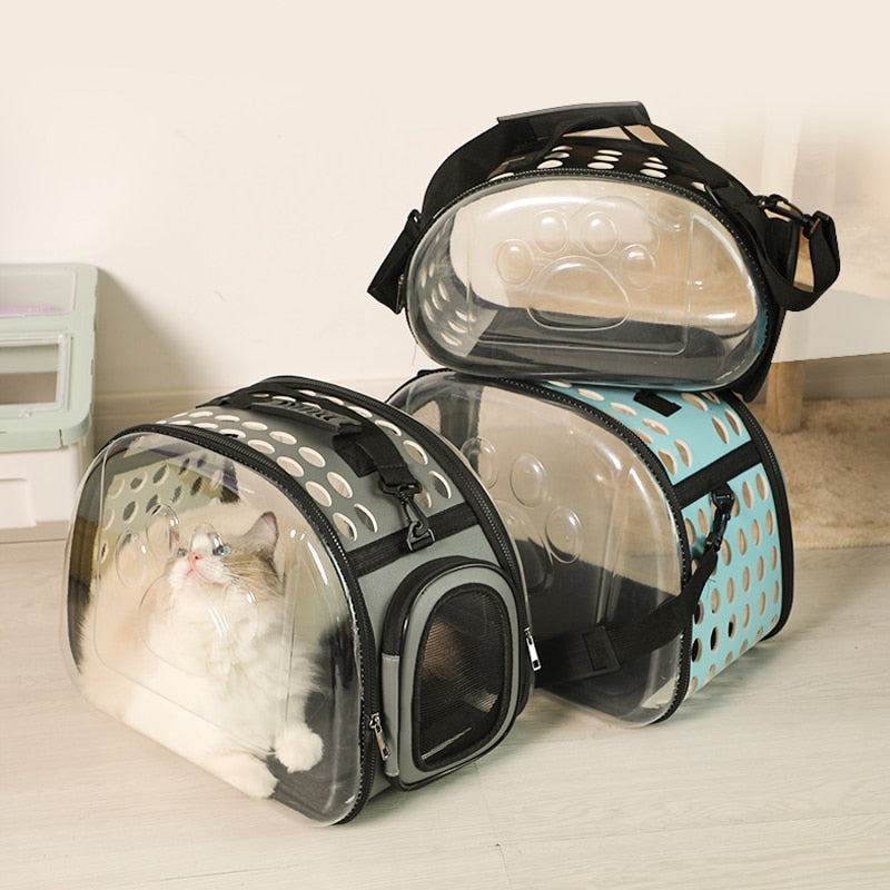 Pet Carrier For Cat Dog Transparent
