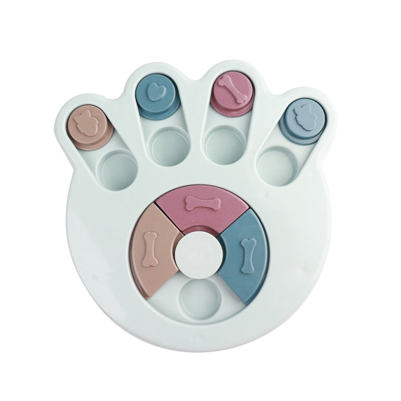 Pet Puzzle Toys Interactive Slow Feeder Food Dispenser Non-Slip Bowl For Dog