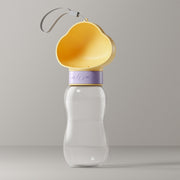 Portable Dog Water Bottle with Feeding Bowl for Outdoor Adventures